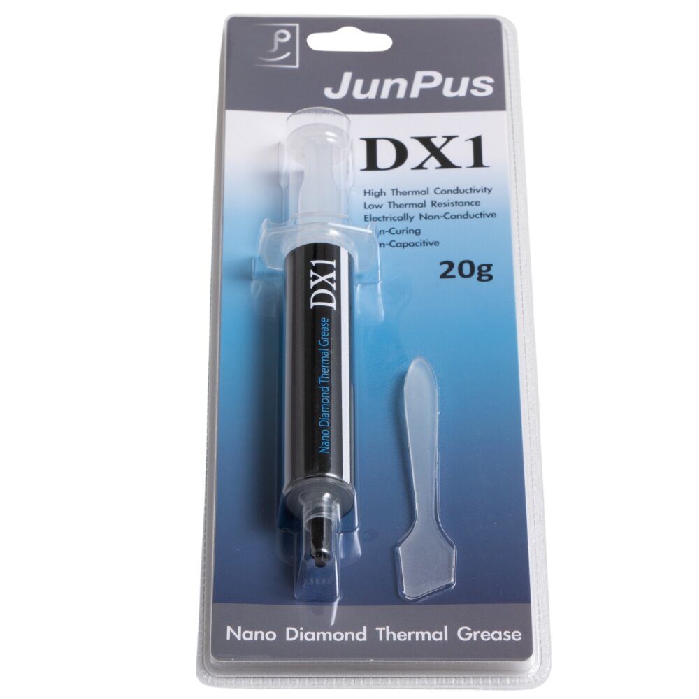 JunPus JP-DX1 20 g thermal paste syringe and applicator in the original retail package